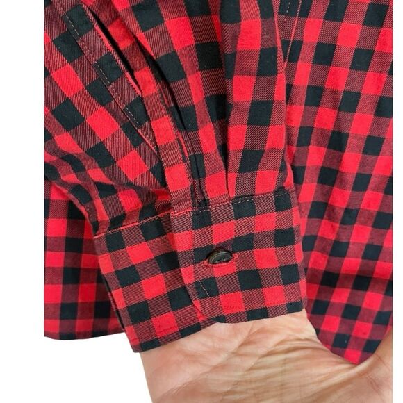 POLO Ralph Lauren | Red Black Check Plaid Button Down Shirt Boys XL 18/20 - Picture 3 of 6